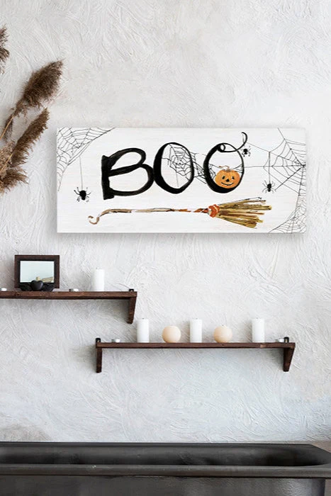 Stupell Industries Ghostly Haunted House Wall Plaque Art, 11 x 14