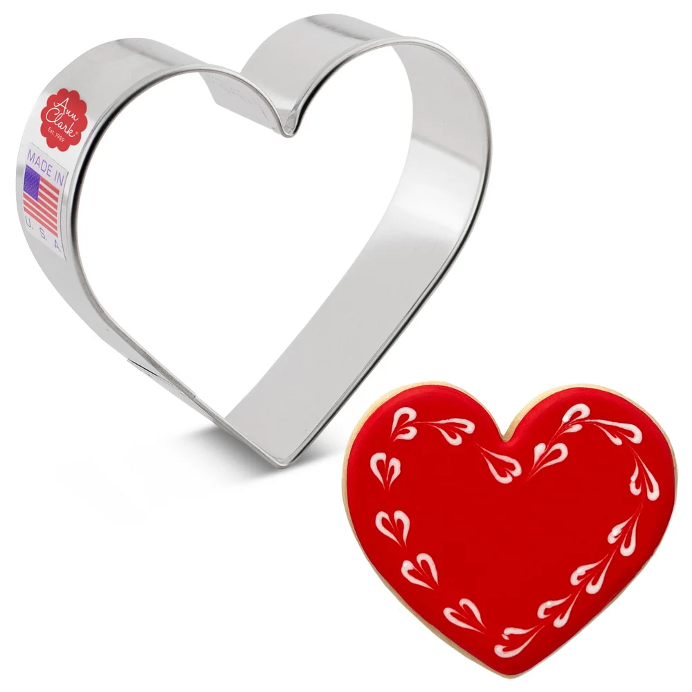 Ann Clark Heart Cookie Cutter 3-3/8 Inch