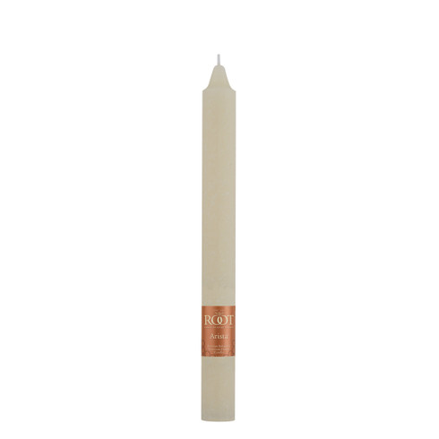 Root Candles 9-Inch Timberline Arista Dinner Candle, Ivory