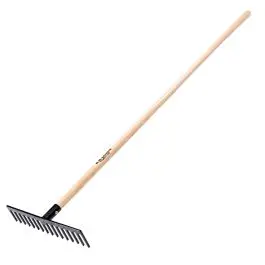 A.M. Leonard American-Made Steel Landscape Rake with Ash Handle