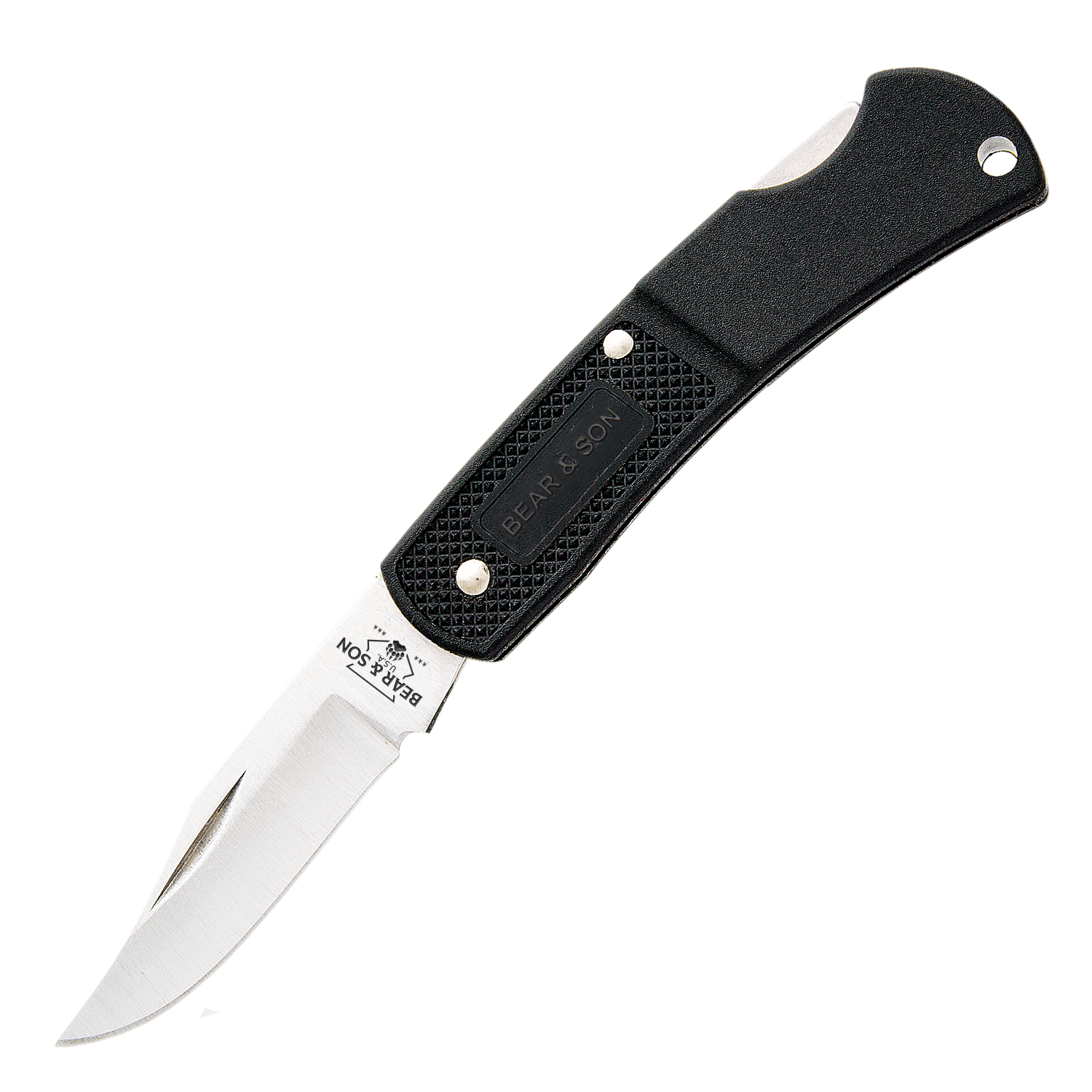 Bear & Son 726 Black Zytel Lightweight Executive Lockback