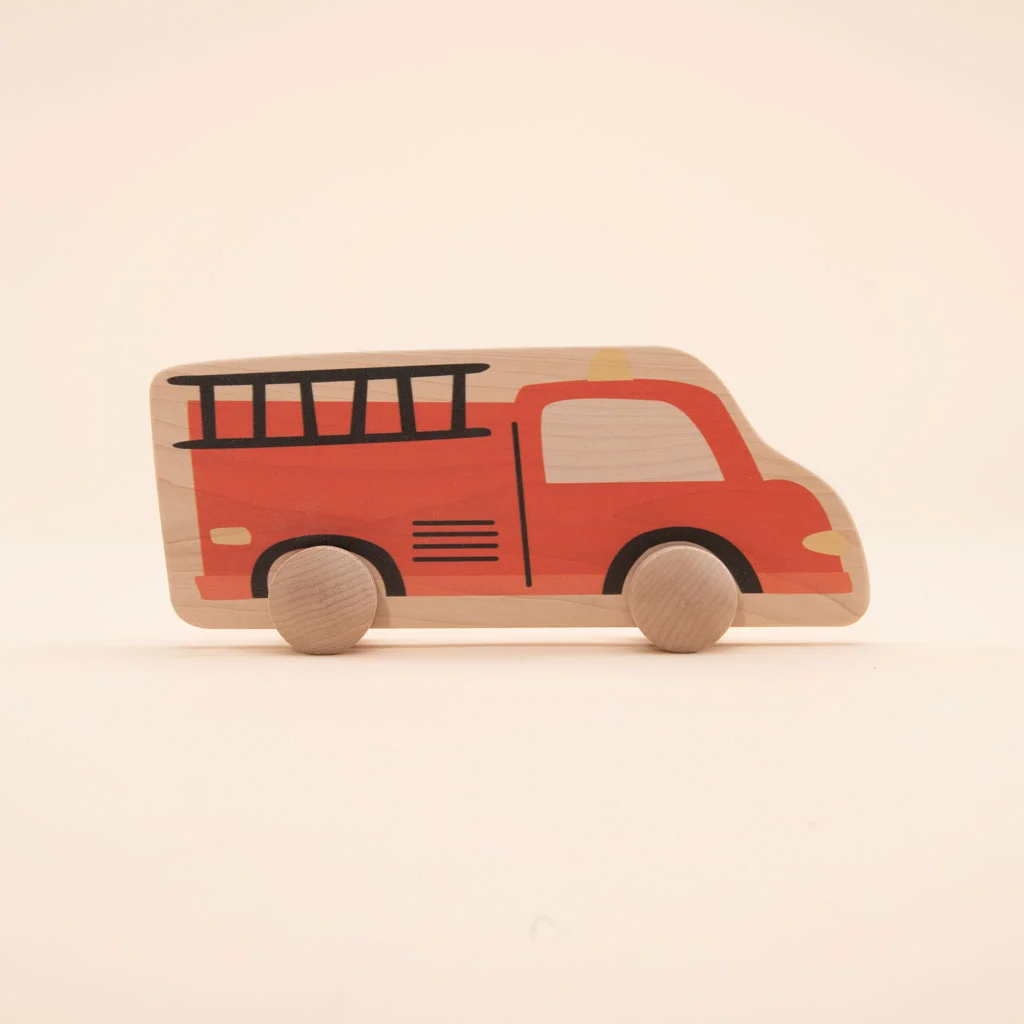 Uncle Goose Auto Roller Fire Truck
