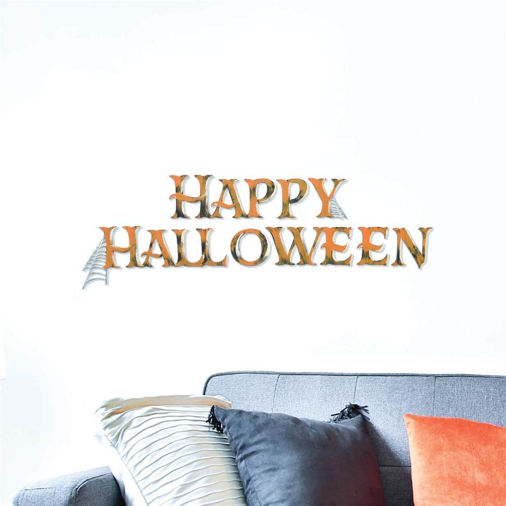 VictoryStore Happy Halloween Handpainted 3D Wall Decor