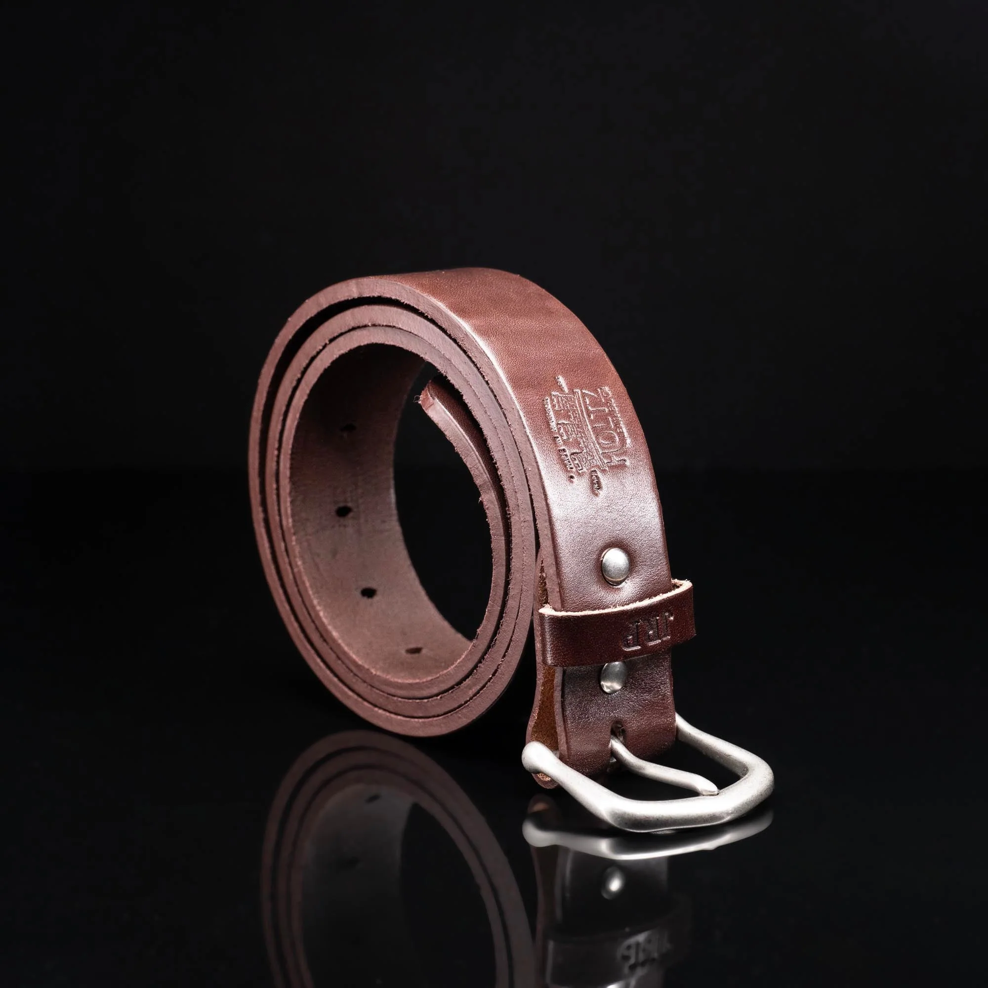 Holtz Leather Personalized Bridle Leather Men's Casual Belt