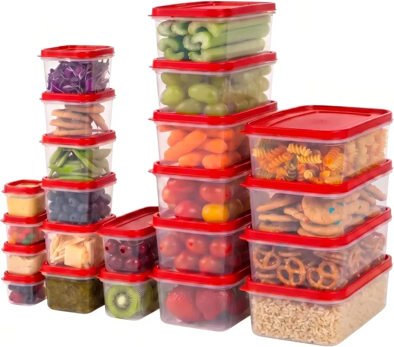 IRIS USA 44 PC Plastic Food Storage Containers with Lids