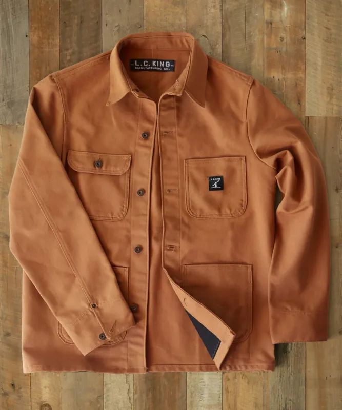 LC King Brown Duck Chore Coat