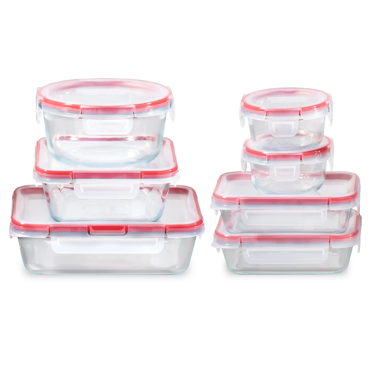 Pyrex FreshLock 14-piece Mixed-Size Glass Storage Set