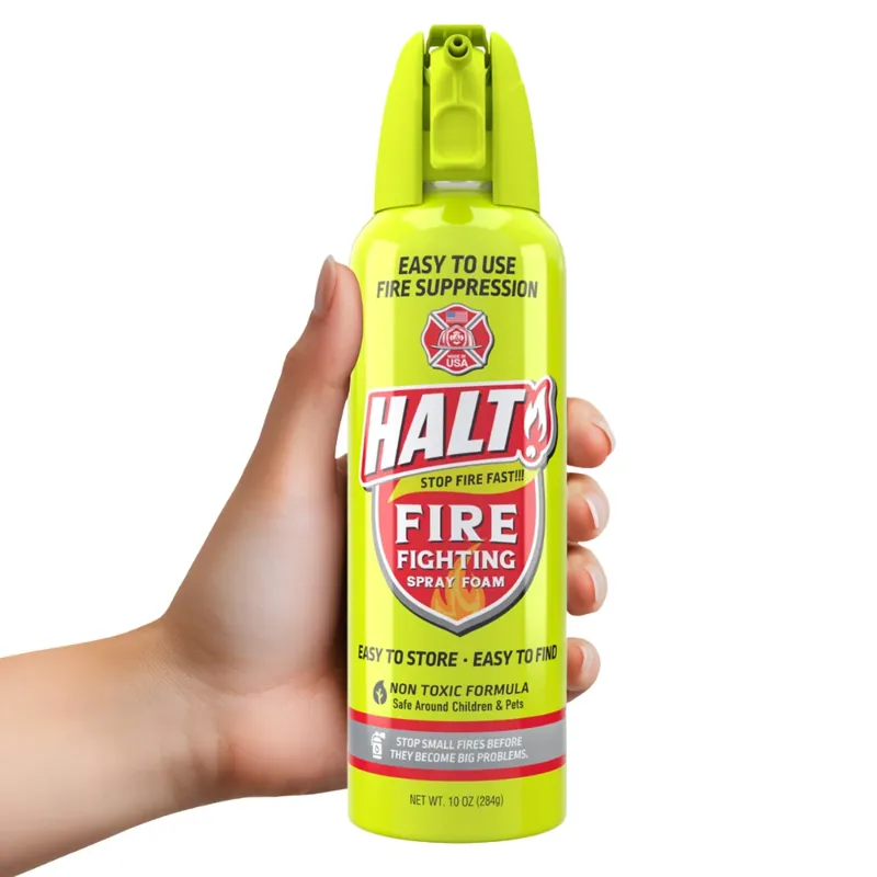 HALT Handheld Fire Suppressor for Home Non-Toxic Foam Spray