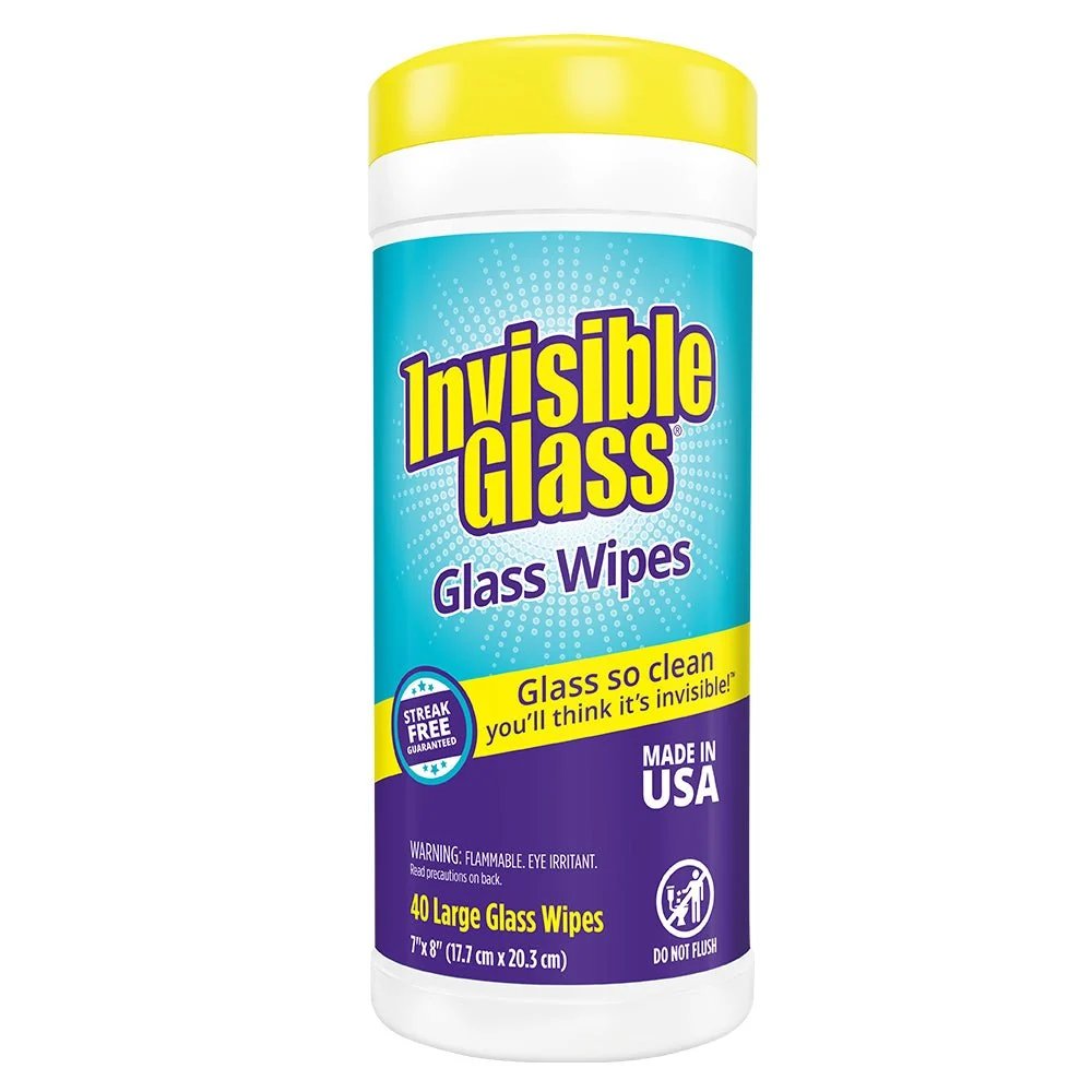 Stoner Invisible Glass Wipes 40-count