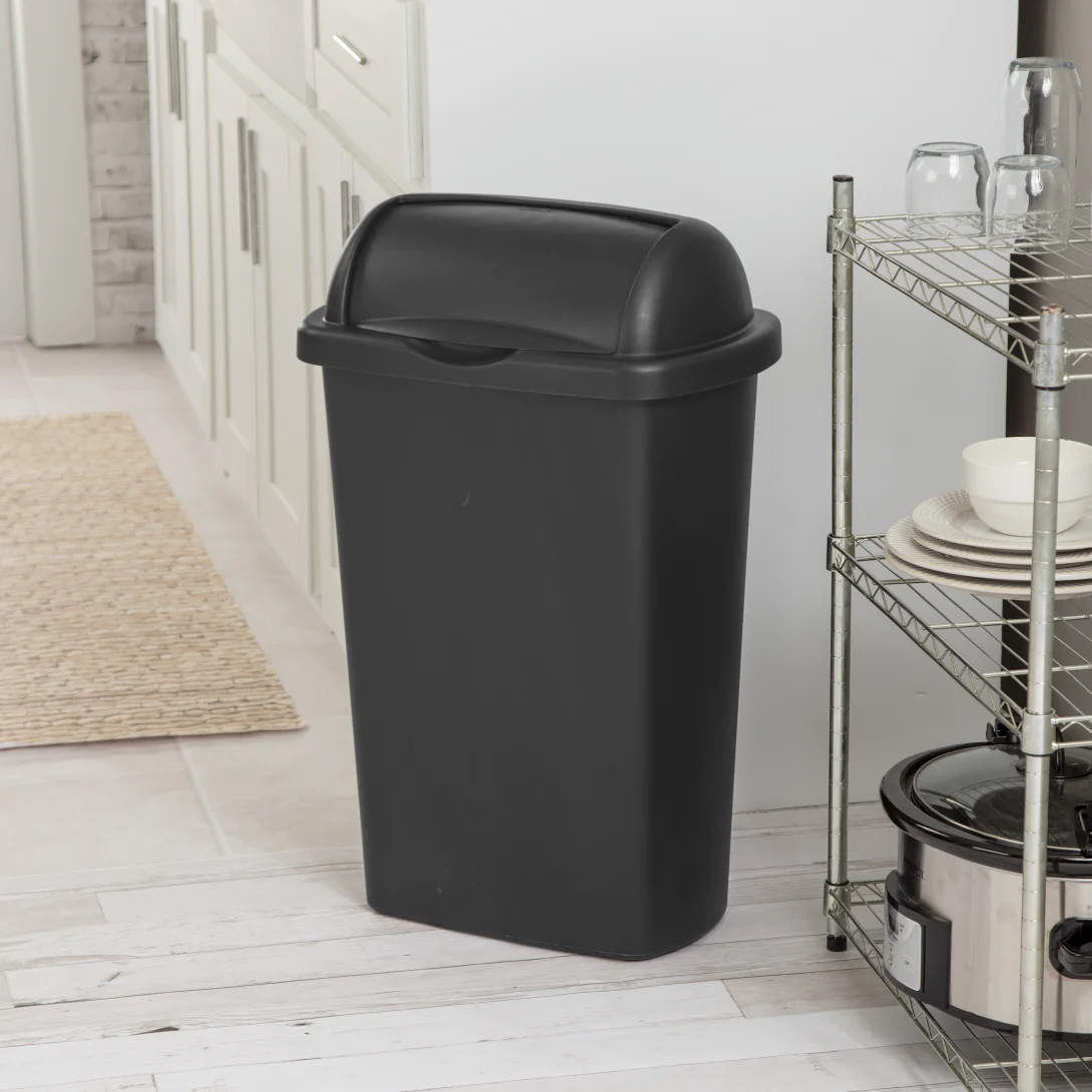 Sterilite 1079 13 Gal. RollTop Wastebasket